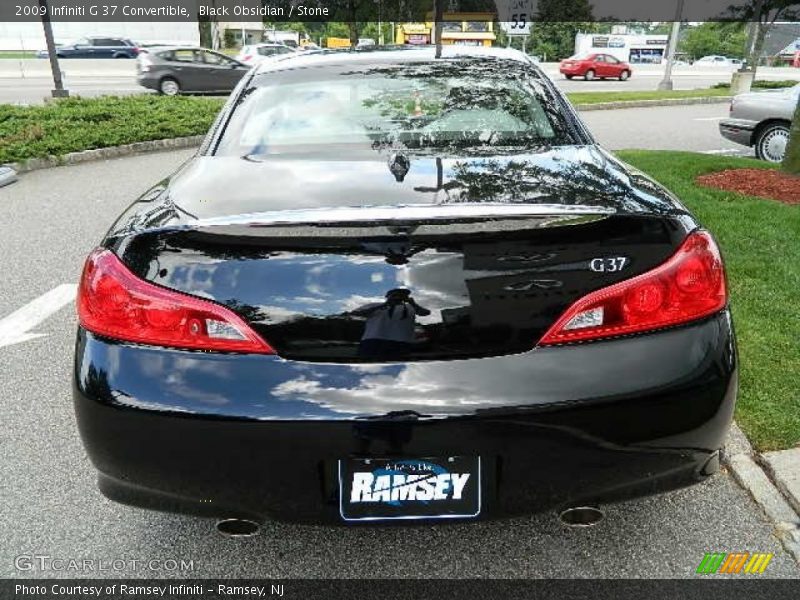 Black Obsidian / Stone 2009 Infiniti G 37 Convertible