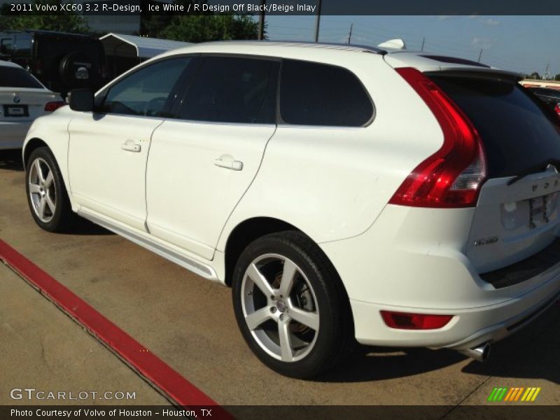 Ice White / R Design Off Black/Beige Inlay 2011 Volvo XC60 3.2 R-Design