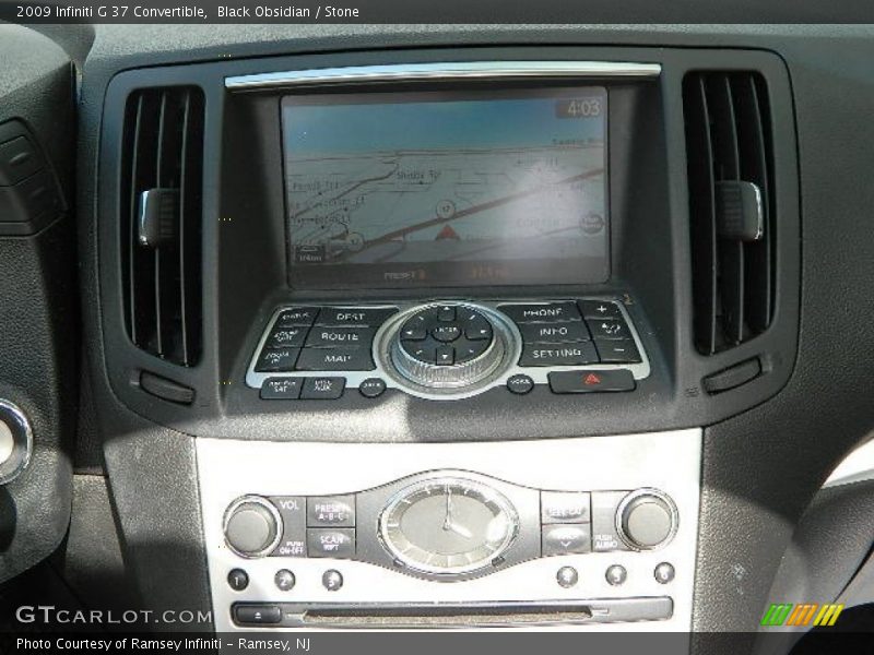 Black Obsidian / Stone 2009 Infiniti G 37 Convertible