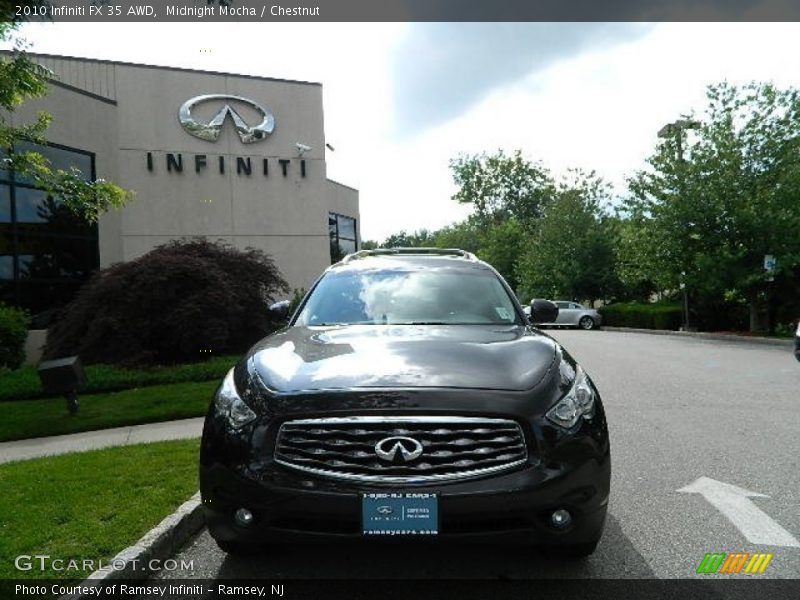 Midnight Mocha / Chestnut 2010 Infiniti FX 35 AWD