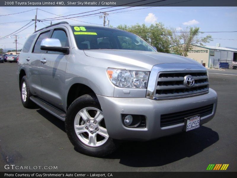 Silver Sky Metallic / Graphite 2008 Toyota Sequoia Limited 4WD