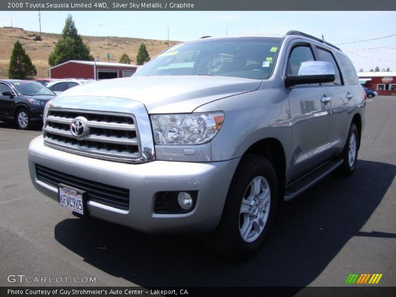 Silver Sky Metallic / Graphite 2008 Toyota Sequoia Limited 4WD