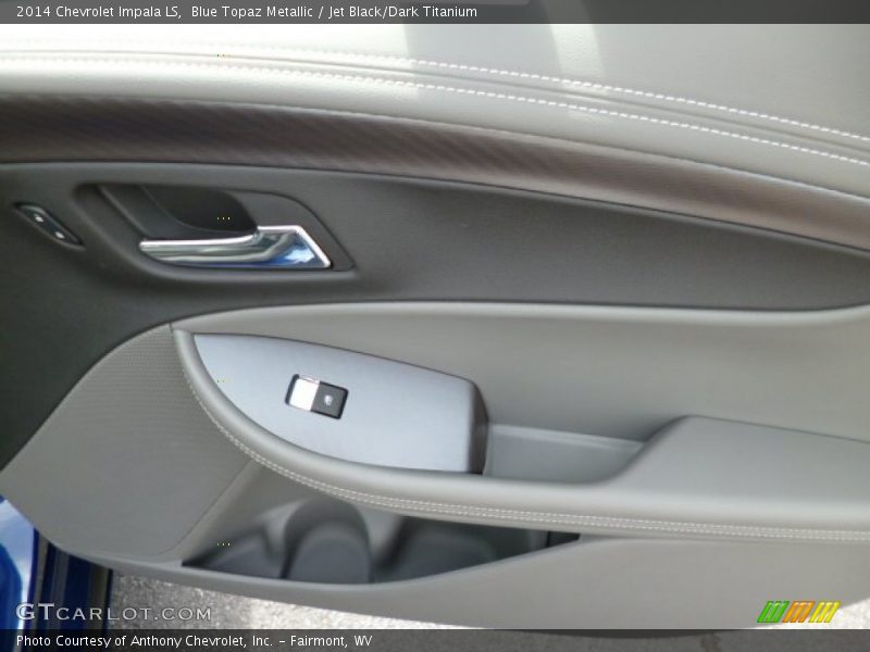 Blue Topaz Metallic / Jet Black/Dark Titanium 2014 Chevrolet Impala LS