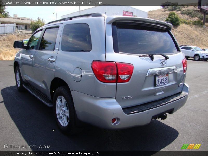 Silver Sky Metallic / Graphite 2008 Toyota Sequoia Limited 4WD