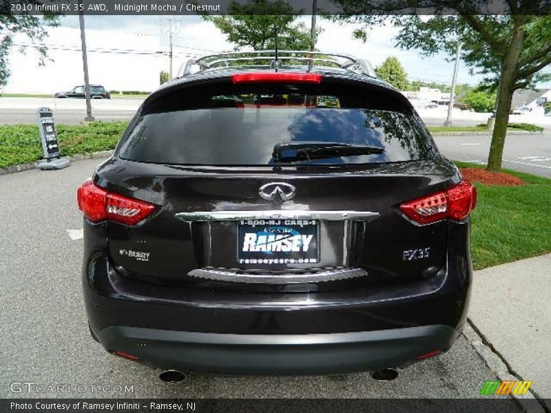 Midnight Mocha / Chestnut 2010 Infiniti FX 35 AWD