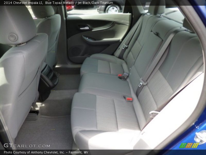 Rear Seat of 2014 Impala LS