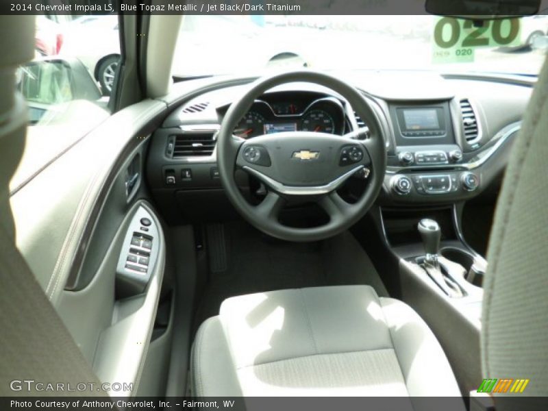 Blue Topaz Metallic / Jet Black/Dark Titanium 2014 Chevrolet Impala LS