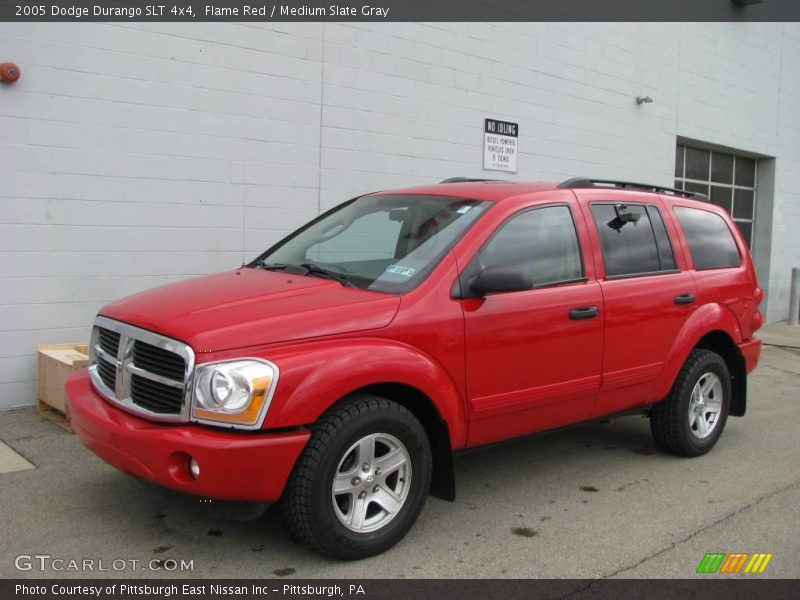 Flame Red / Medium Slate Gray 2005 Dodge Durango SLT 4x4