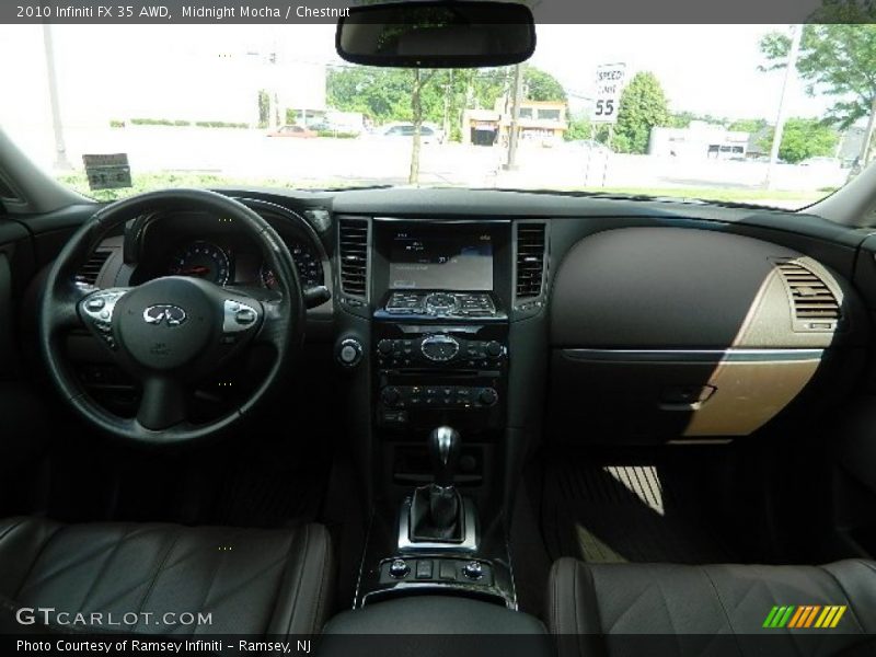 Dashboard of 2010 FX 35 AWD