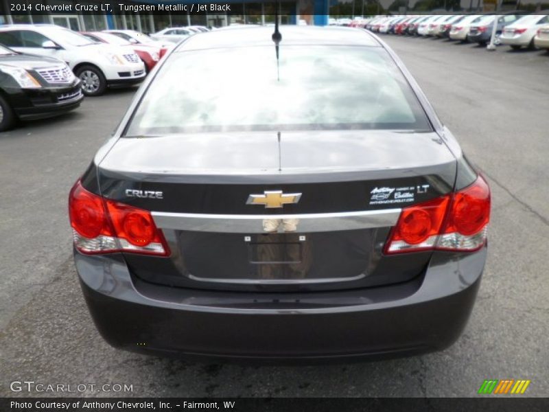 Tungsten Metallic / Jet Black 2014 Chevrolet Cruze LT