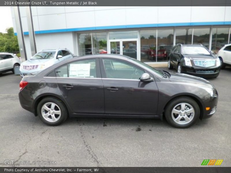 Tungsten Metallic / Jet Black 2014 Chevrolet Cruze LT