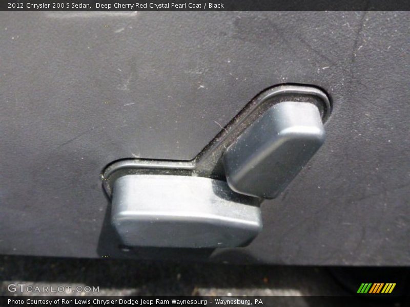Deep Cherry Red Crystal Pearl Coat / Black 2012 Chrysler 200 S Sedan