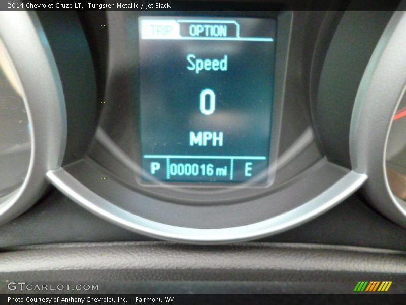Tungsten Metallic / Jet Black 2014 Chevrolet Cruze LT