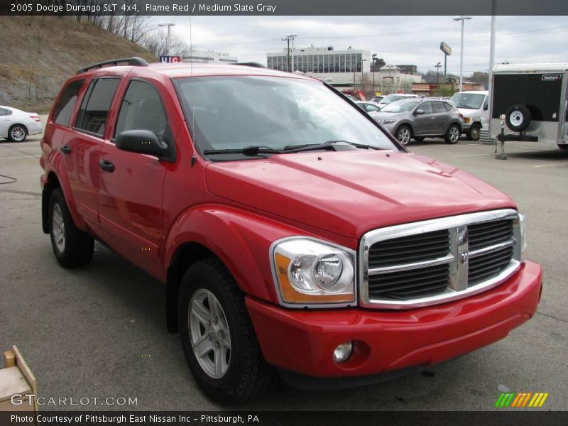 Flame Red / Medium Slate Gray 2005 Dodge Durango SLT 4x4