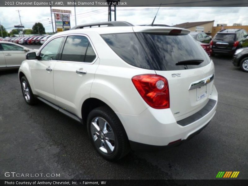 White Diamond Tricoat / Jet Black 2013 Chevrolet Equinox LT AWD