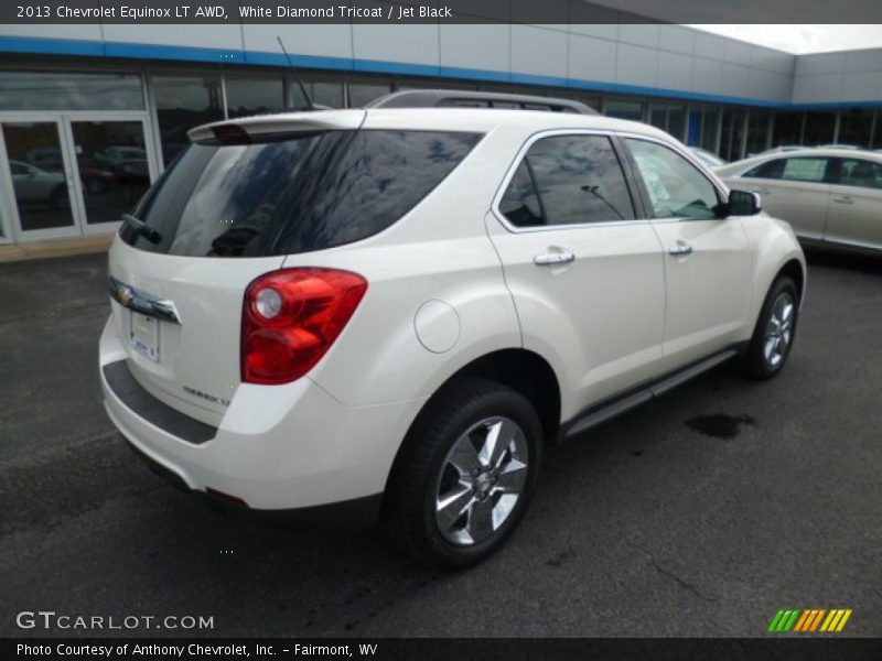 White Diamond Tricoat / Jet Black 2013 Chevrolet Equinox LT AWD