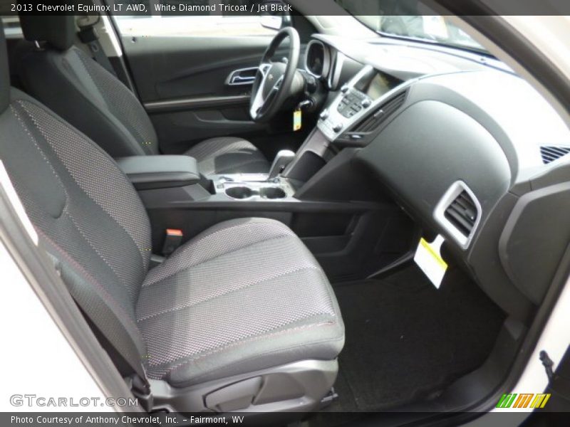 White Diamond Tricoat / Jet Black 2013 Chevrolet Equinox LT AWD