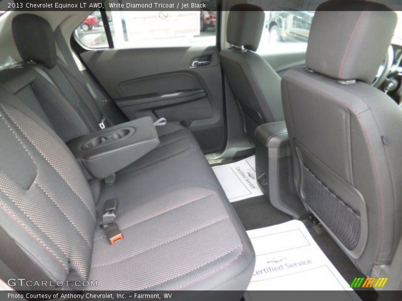 White Diamond Tricoat / Jet Black 2013 Chevrolet Equinox LT AWD