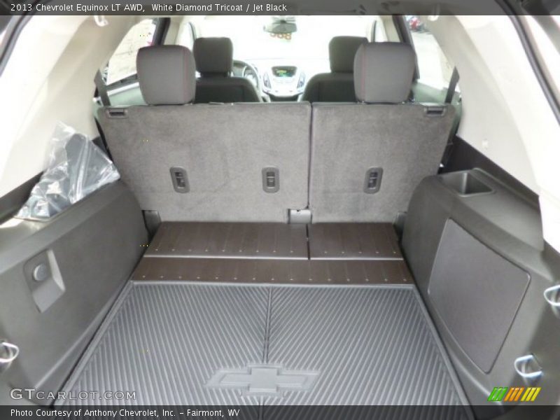 White Diamond Tricoat / Jet Black 2013 Chevrolet Equinox LT AWD