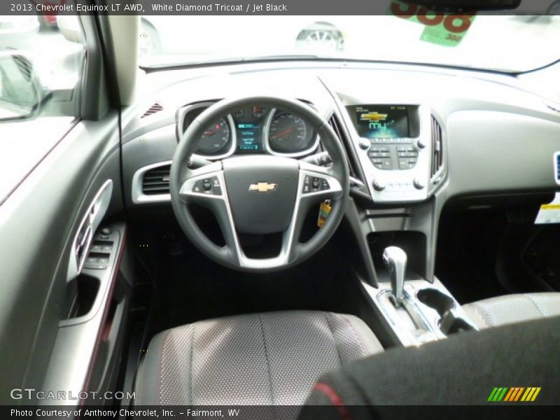 White Diamond Tricoat / Jet Black 2013 Chevrolet Equinox LT AWD