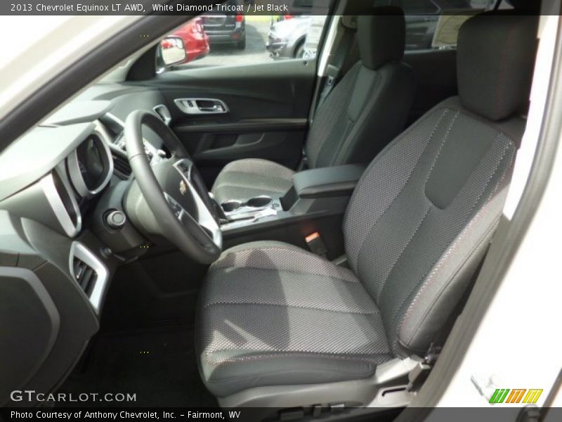 White Diamond Tricoat / Jet Black 2013 Chevrolet Equinox LT AWD