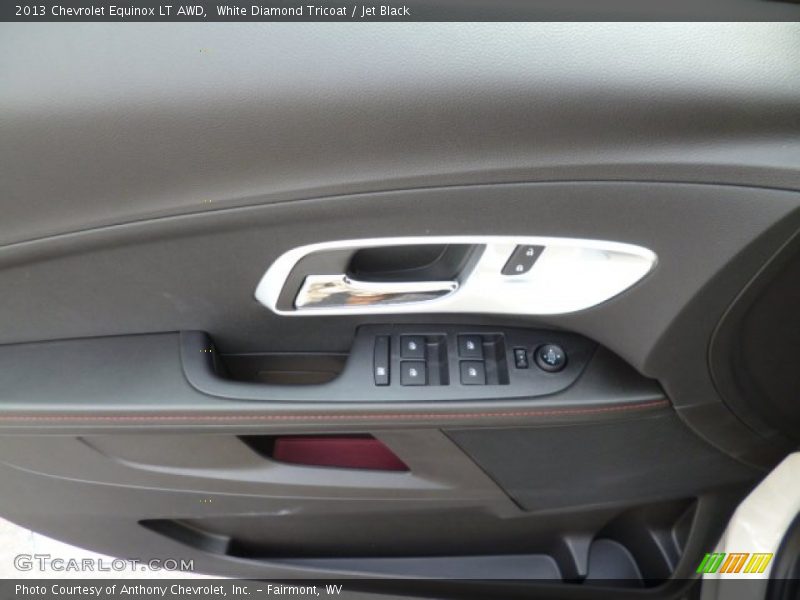 White Diamond Tricoat / Jet Black 2013 Chevrolet Equinox LT AWD