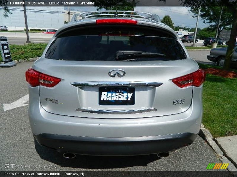 Liquid Platinum / Graphite 2010 Infiniti FX 35 AWD