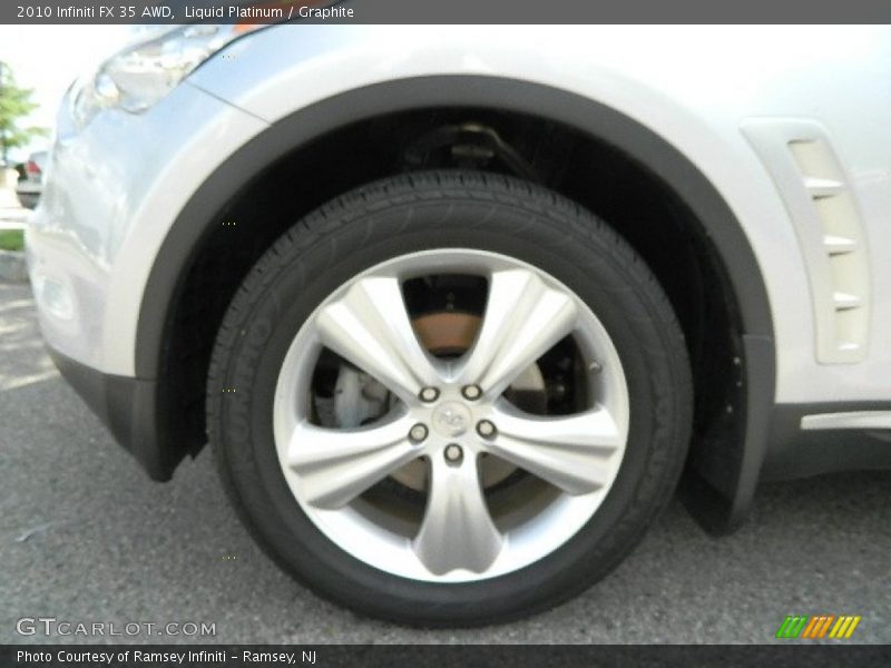 Liquid Platinum / Graphite 2010 Infiniti FX 35 AWD