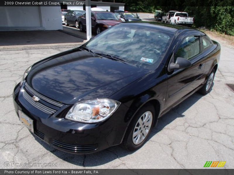 Black / Gray 2009 Chevrolet Cobalt LS Coupe