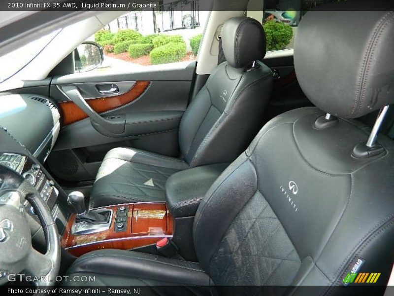 Liquid Platinum / Graphite 2010 Infiniti FX 35 AWD