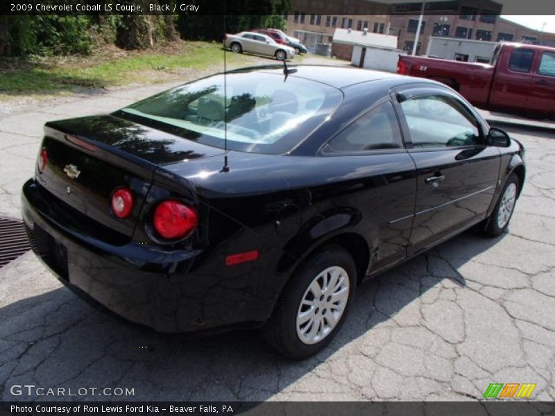 Black / Gray 2009 Chevrolet Cobalt LS Coupe