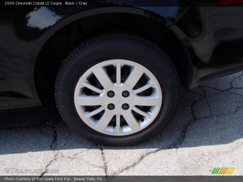 Black / Gray 2009 Chevrolet Cobalt LS Coupe