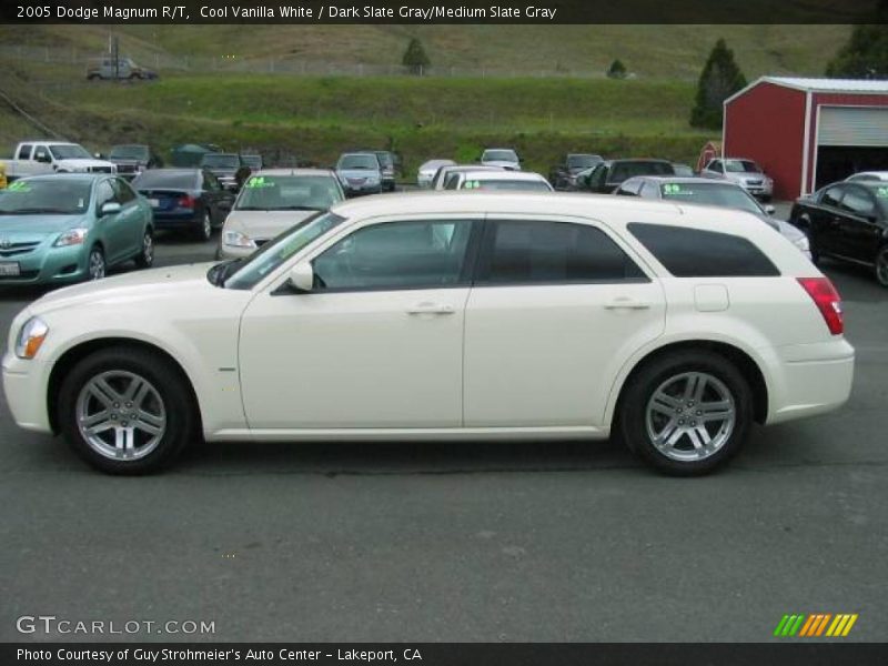 Cool Vanilla White / Dark Slate Gray/Medium Slate Gray 2005 Dodge Magnum R/T