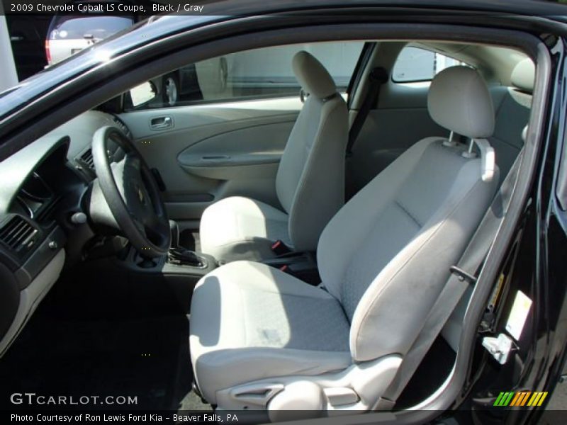 Black / Gray 2009 Chevrolet Cobalt LS Coupe