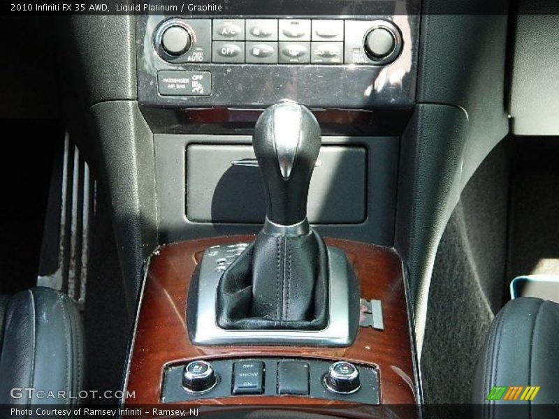 Liquid Platinum / Graphite 2010 Infiniti FX 35 AWD