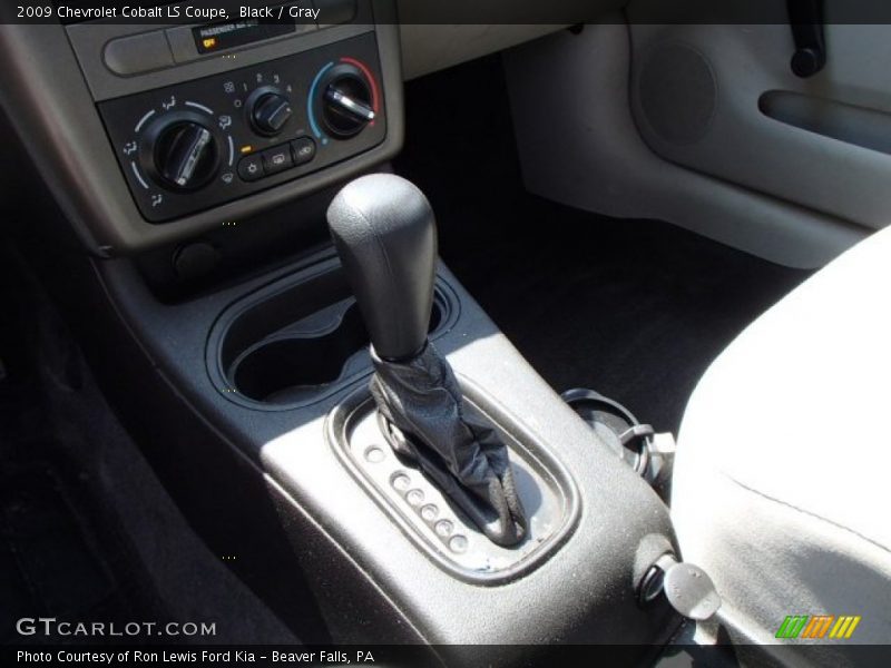 Black / Gray 2009 Chevrolet Cobalt LS Coupe