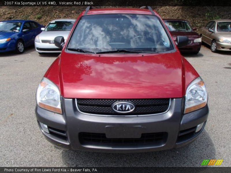 Volcanic Red / Black 2007 Kia Sportage LX V6 4WD