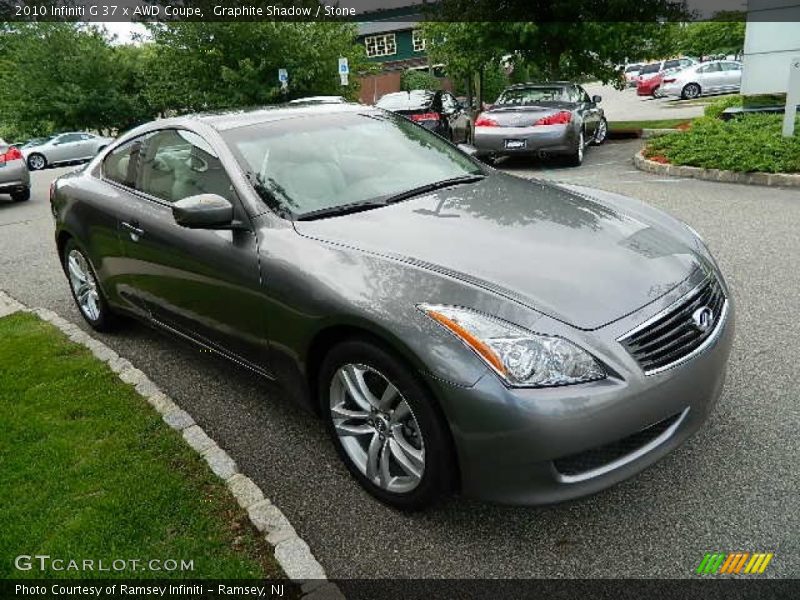 Graphite Shadow / Stone 2010 Infiniti G 37 x AWD Coupe