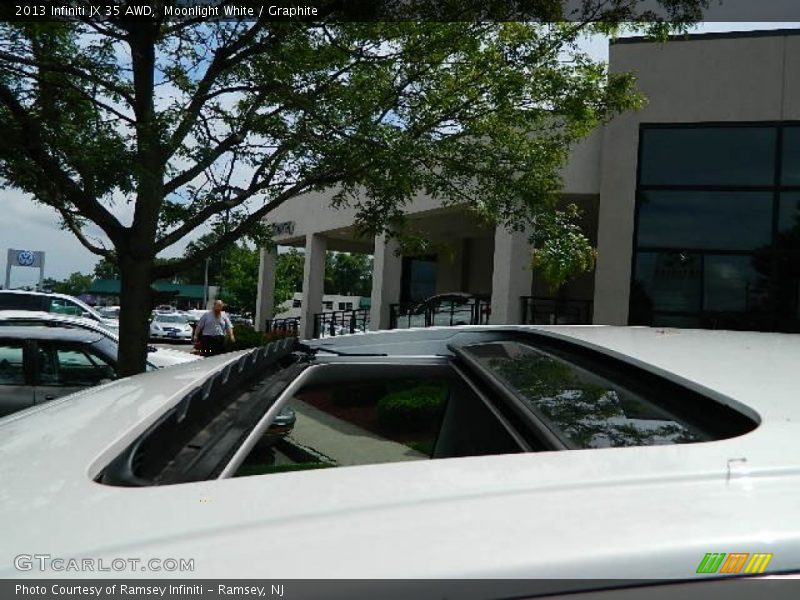 Moonlight White / Graphite 2013 Infiniti JX 35 AWD