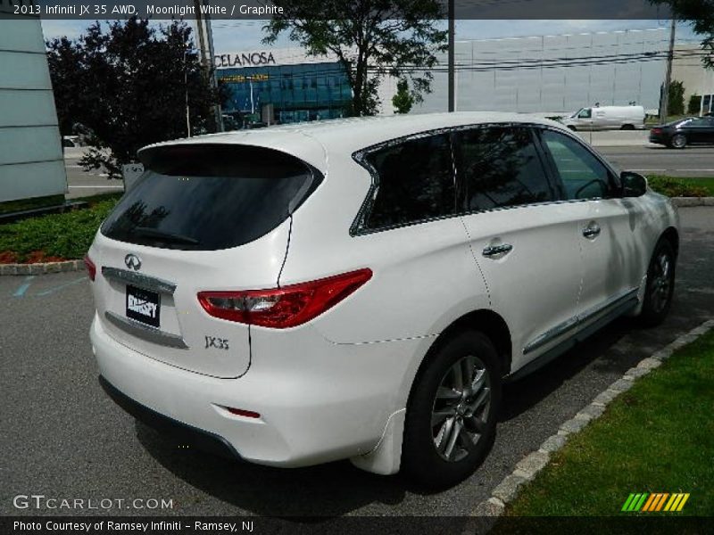 Moonlight White / Graphite 2013 Infiniti JX 35 AWD