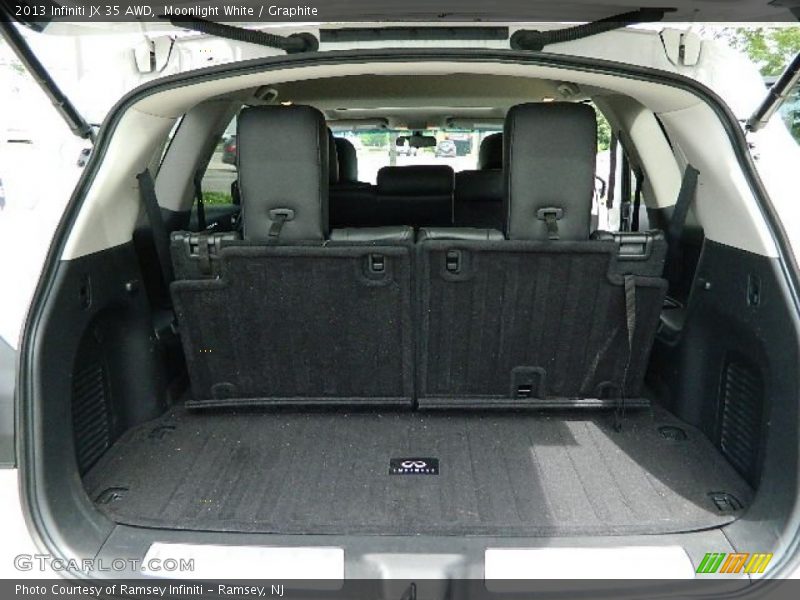 Moonlight White / Graphite 2013 Infiniti JX 35 AWD