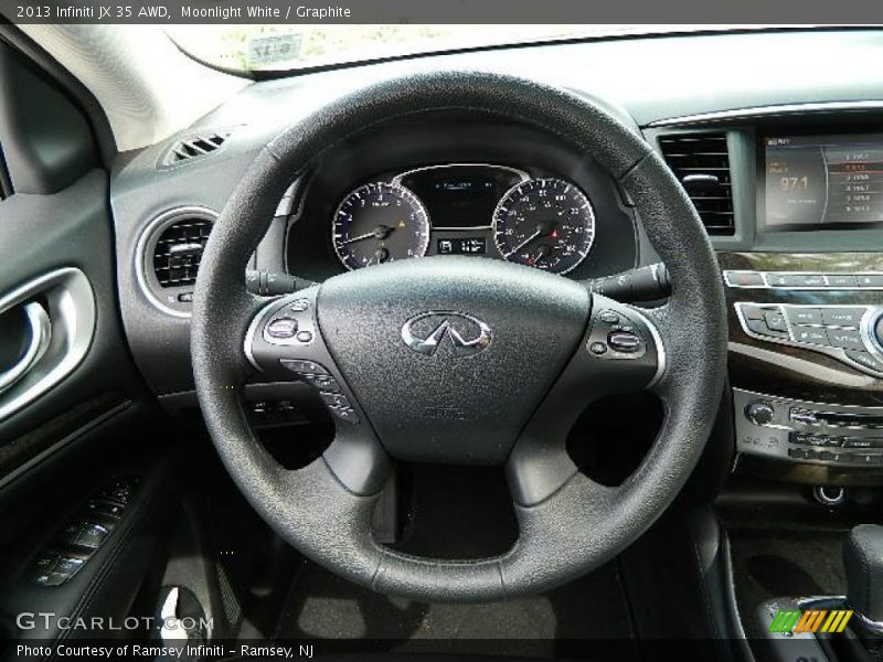 Moonlight White / Graphite 2013 Infiniti JX 35 AWD