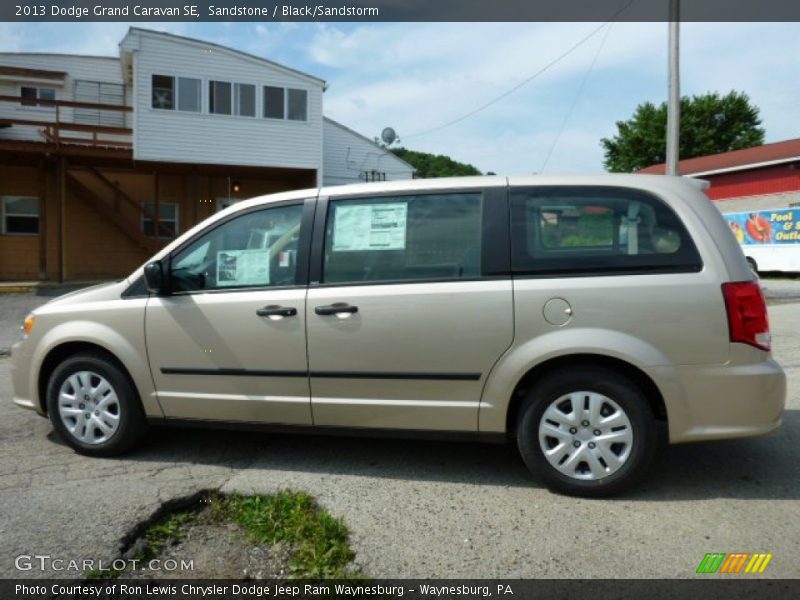 Sandstone / Black/Sandstorm 2013 Dodge Grand Caravan SE
