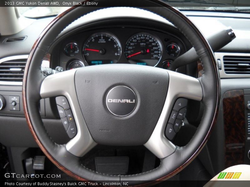 Onyx Black / Ebony 2013 GMC Yukon Denali AWD