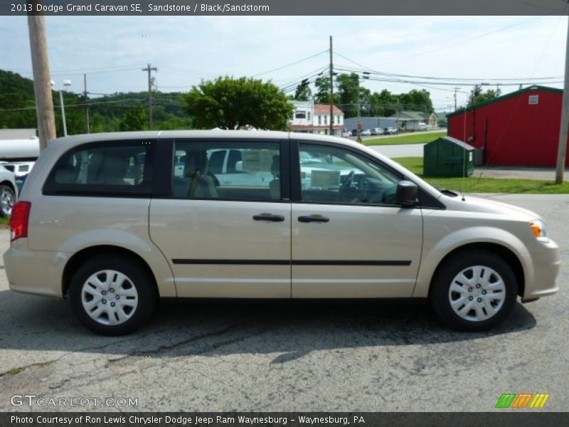 Sandstone / Black/Sandstorm 2013 Dodge Grand Caravan SE