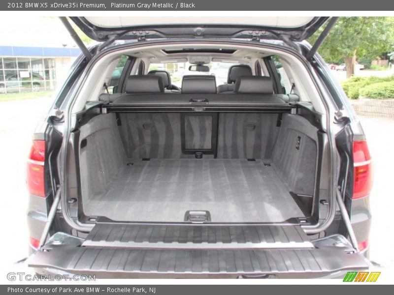 Platinum Gray Metallic / Black 2012 BMW X5 xDrive35i Premium