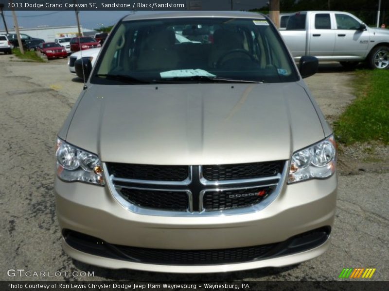 Sandstone / Black/Sandstorm 2013 Dodge Grand Caravan SE