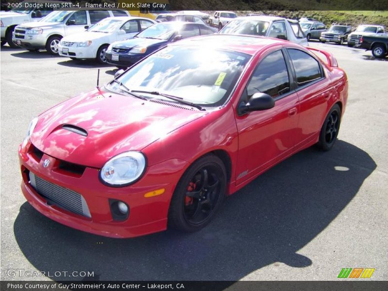 Flame Red / Dark Slate Gray 2005 Dodge Neon SRT-4