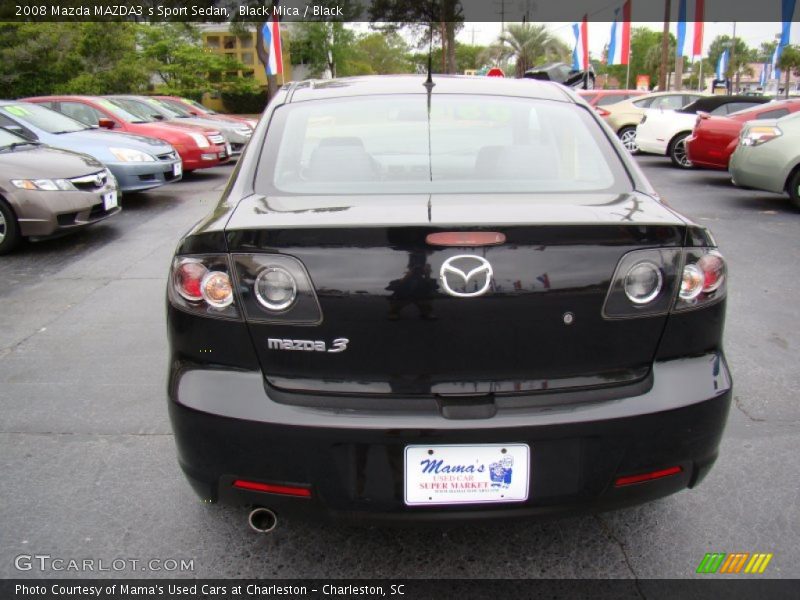 Black Mica / Black 2008 Mazda MAZDA3 s Sport Sedan