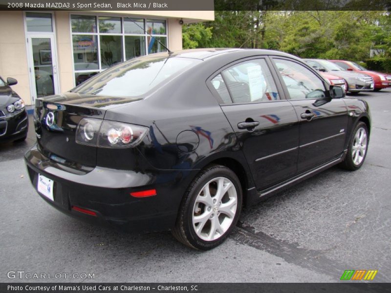 Black Mica / Black 2008 Mazda MAZDA3 s Sport Sedan